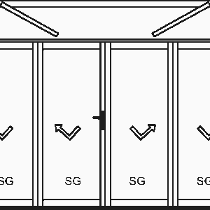 Vistafold Stacking Folding Doors