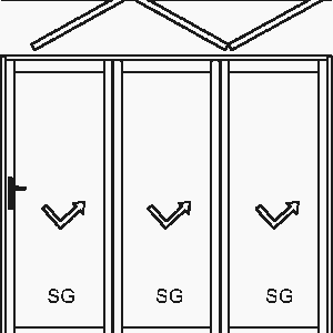 Vistafold Stacking Folding Doors