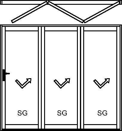 Vistafold Stacking Folding Doors