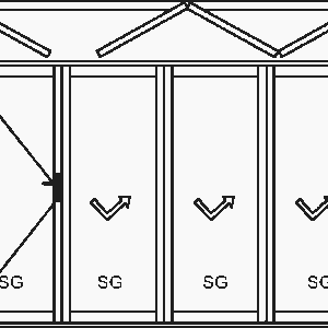 Vistafold Stacking Folding Doors