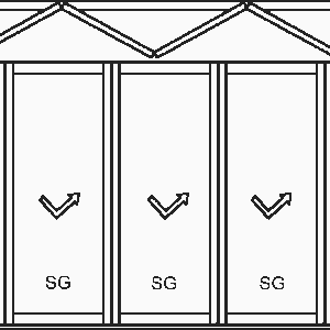 Vistafold Stacking Folding Doors
