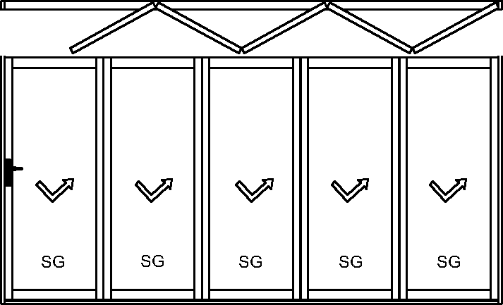 Vistafold Stacking Folding Doors