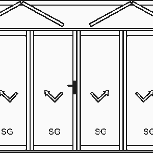 Vistafold Stacking Folding Doors