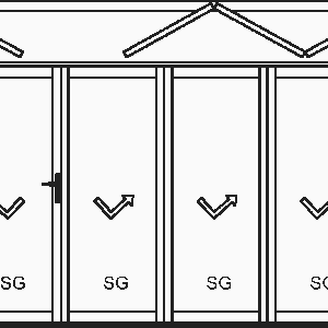 Vistafold Stacking Folding Doors