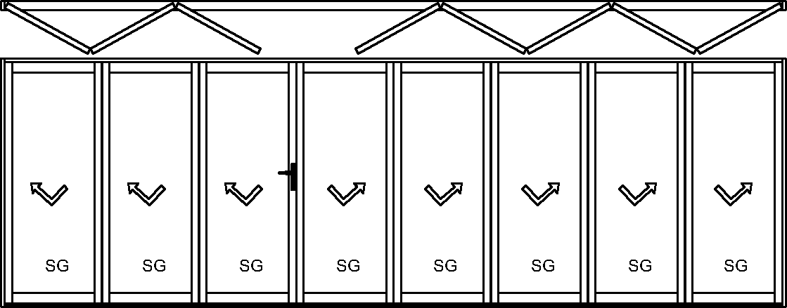 Vistafold Stacking Folding Doors